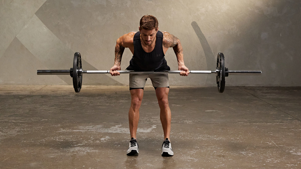 Tutorial: Barbell underhand-grip bent-over row
