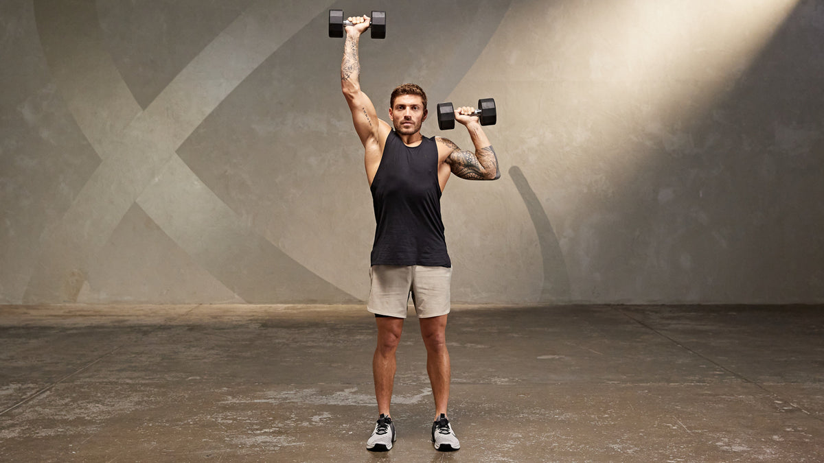 Tutorial: Dumbbell alternating shoulder press