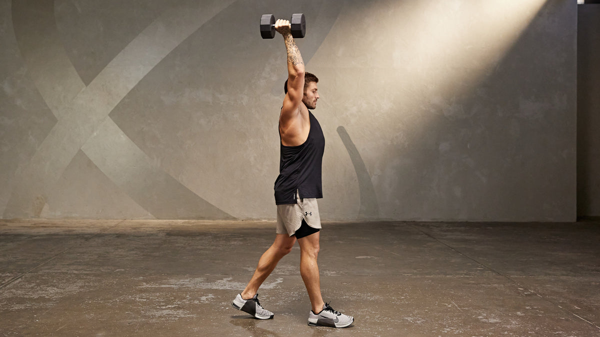Tutorial: Dumbbell single-arm overhead carry
