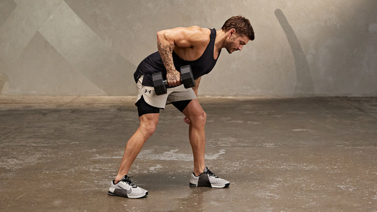 Tutorial: Dumbbell single-arm row + pulse