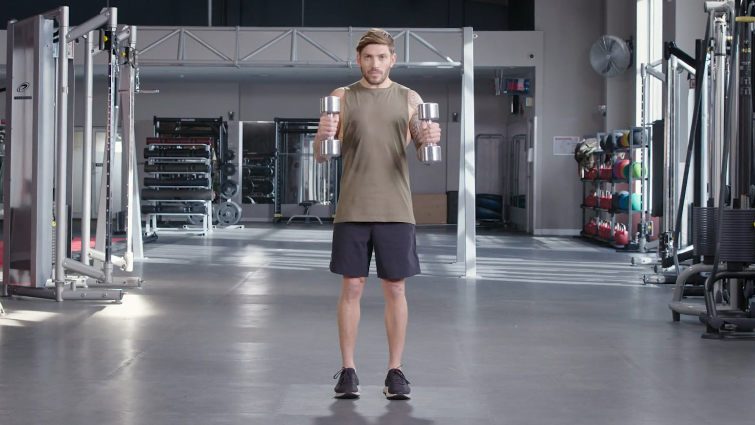 Tutorial: Tension hammer curls