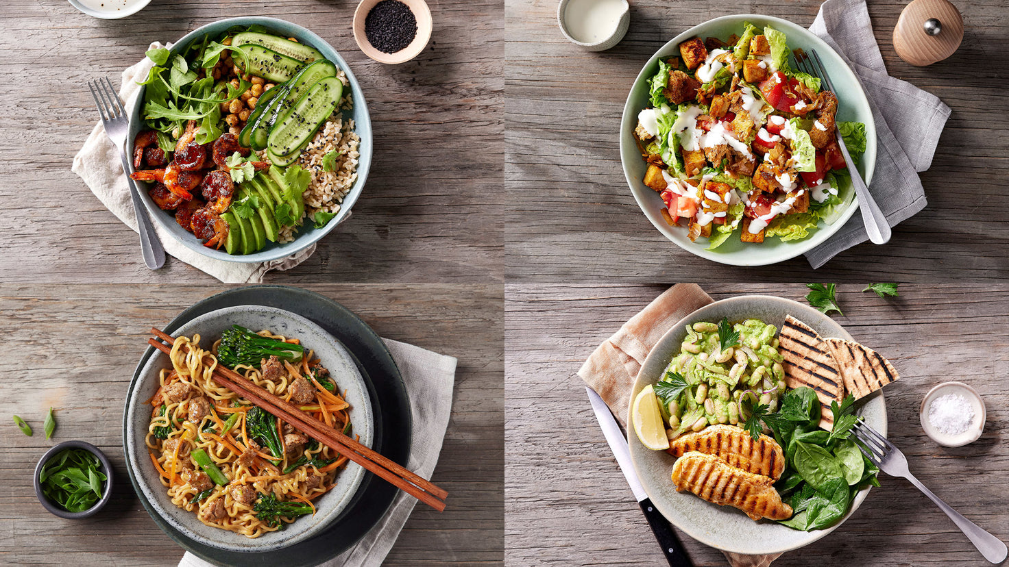 A collection of 4 of Centr's high protein recipes.