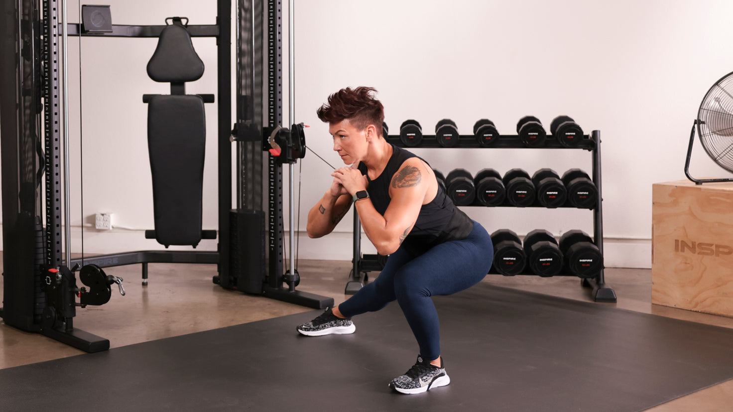 Tutorial: Cable lateral lunge