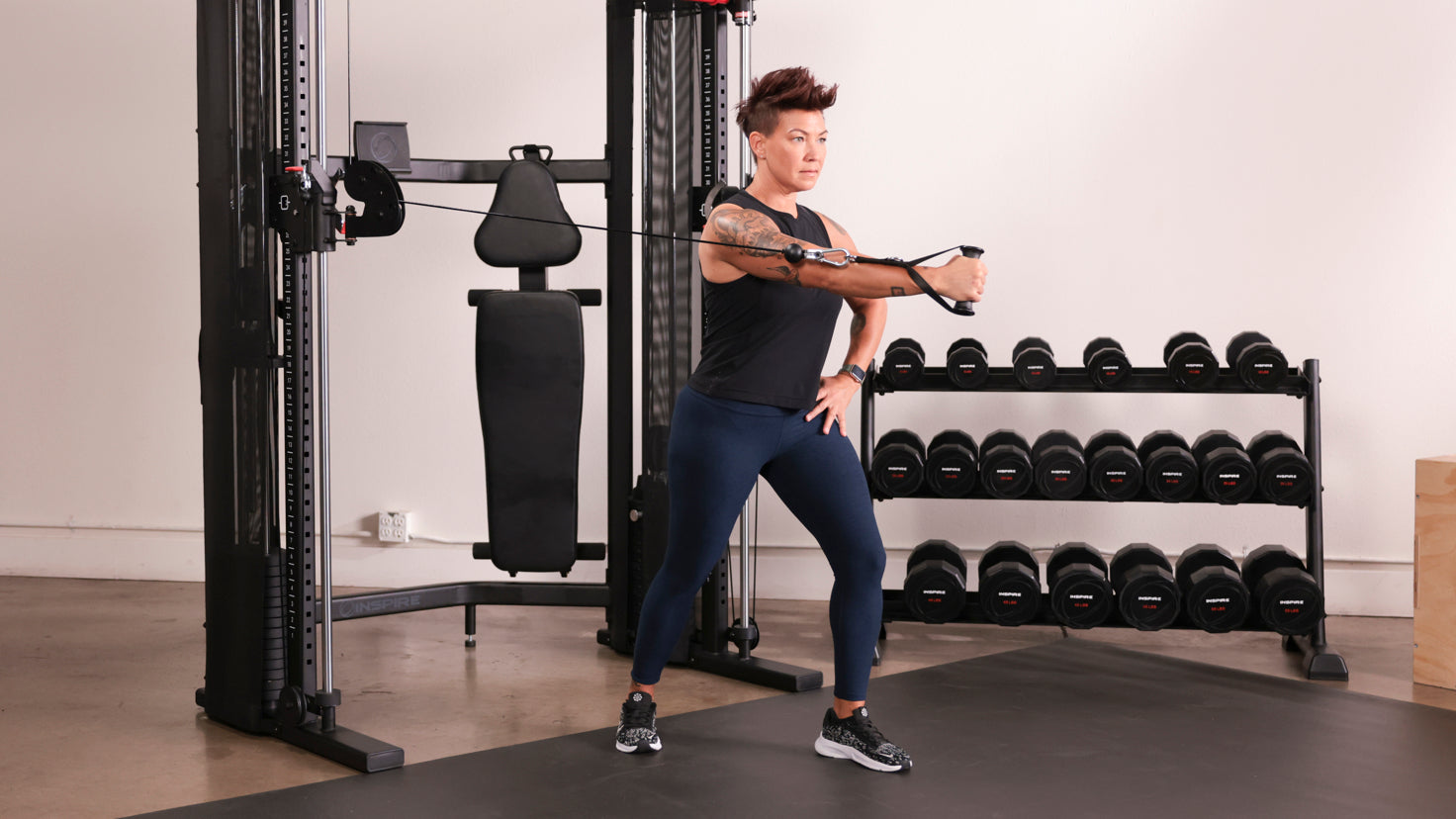 Tutorial: Cable single-arm chest fly