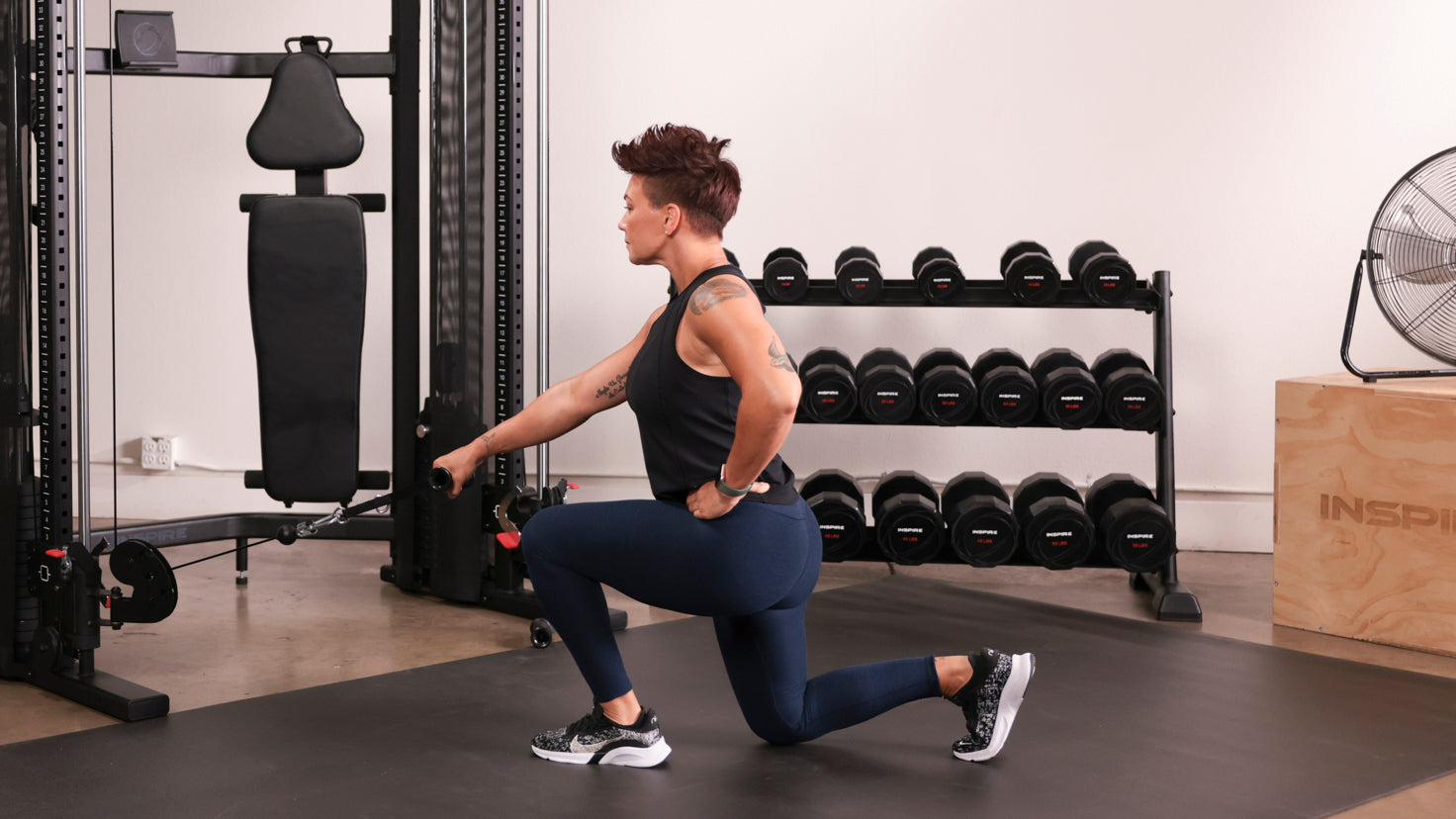 Tutorial: Cable split squat