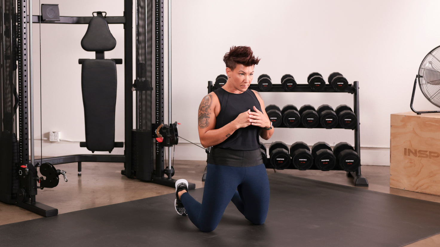 Tutorial: Cable tall-kneeling hip thrust