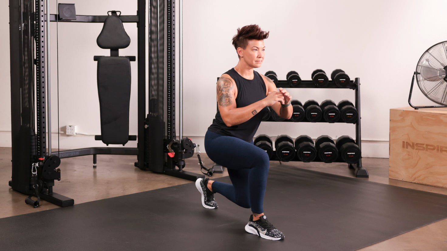 Tutorial: Forward lunge