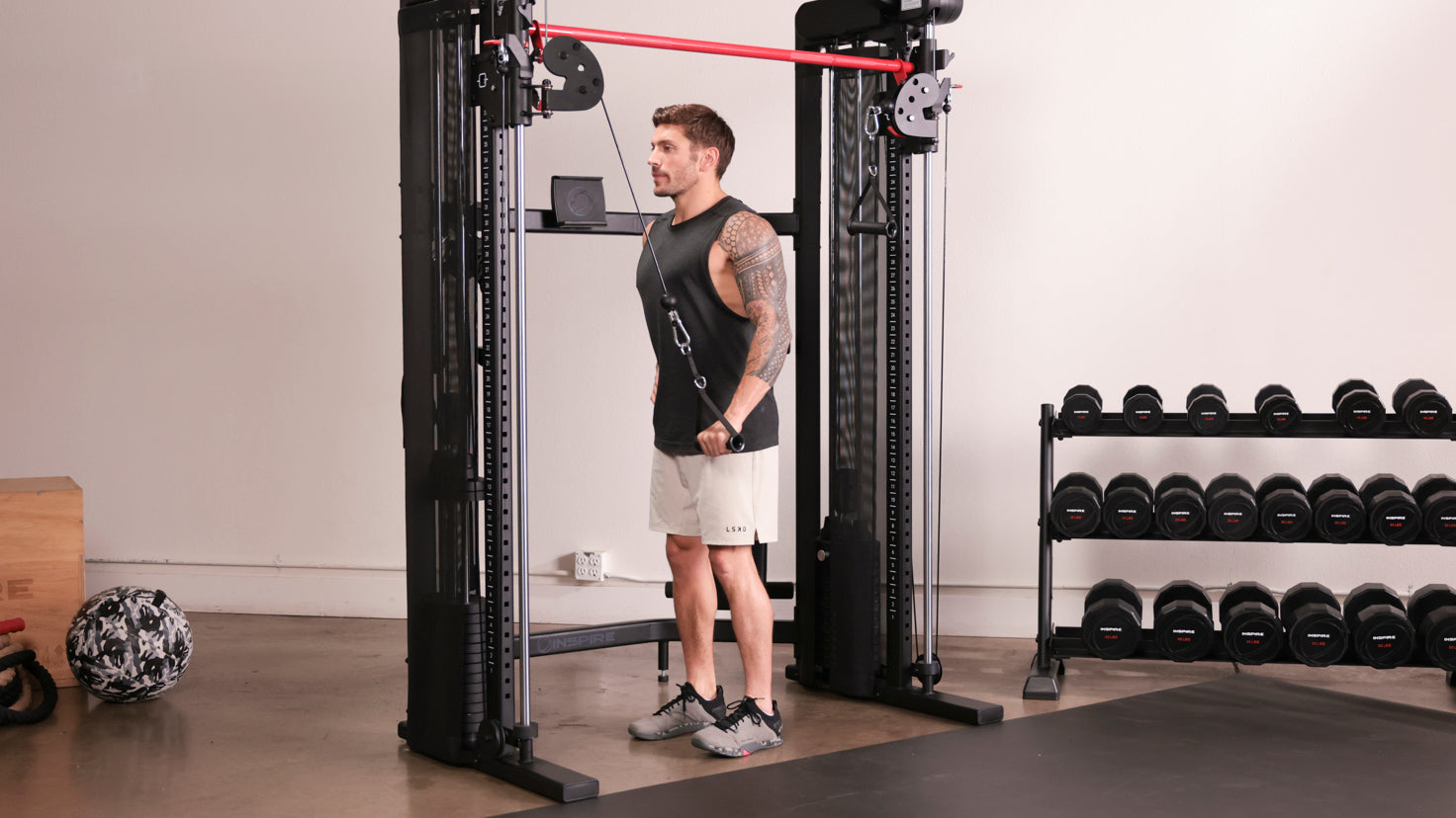 Tutorial: Cable single-arm tricep pushdown