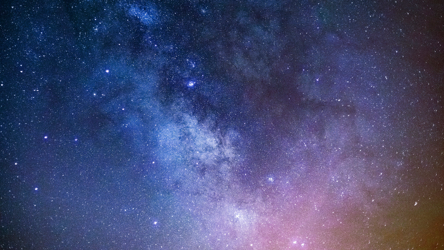 An image from space showing a star-filled sky.