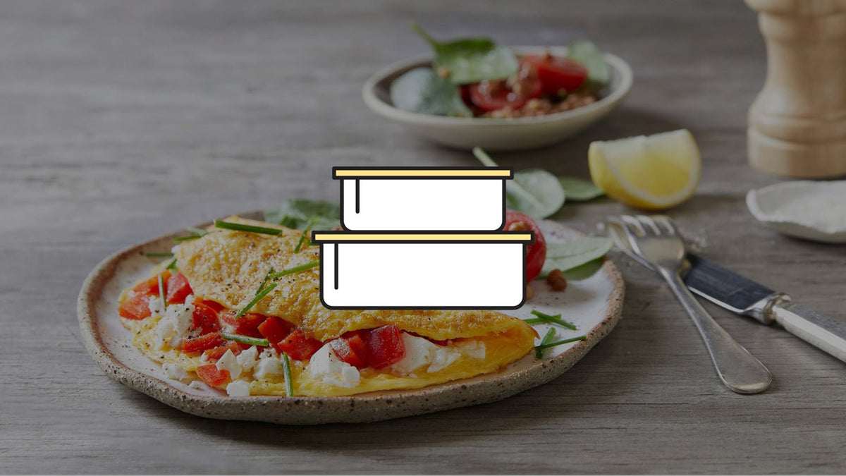 Last Night's Leftovers: Feta & Red Capsicum Omelette - Centr