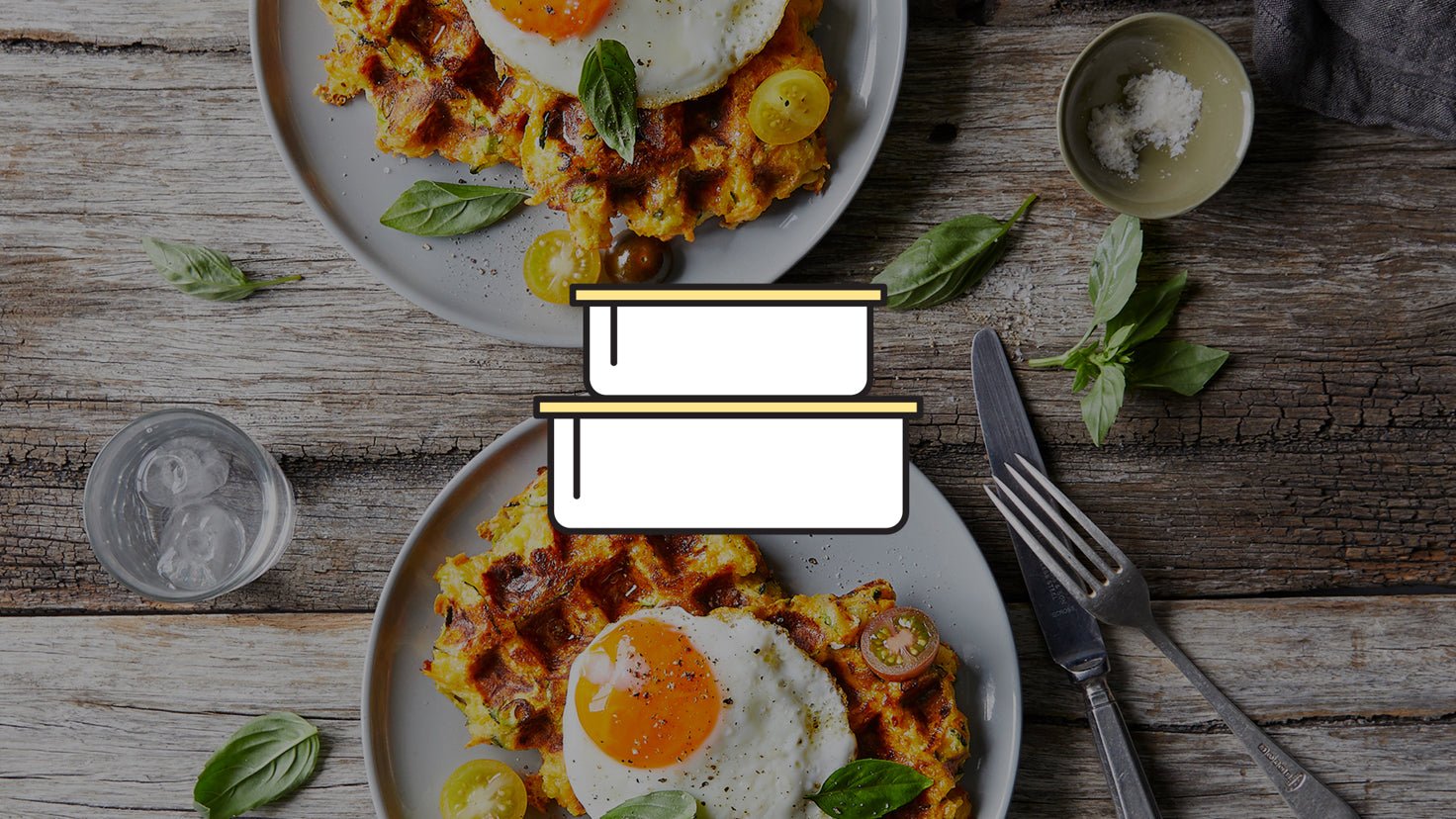 Last Night's Leftovers: Savoury Dinner Waffles with Fried Eggs - Centr