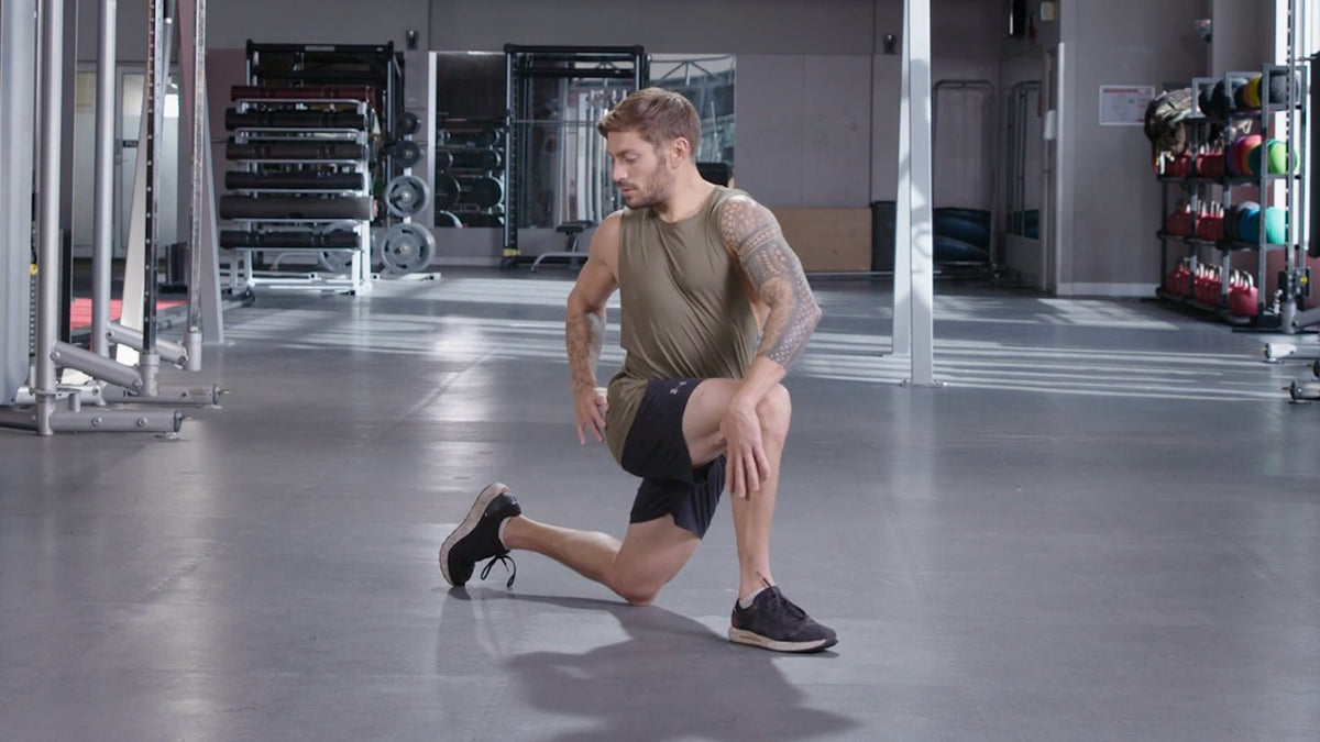 Tutorial: Alternating lunge + rotation - Centr
