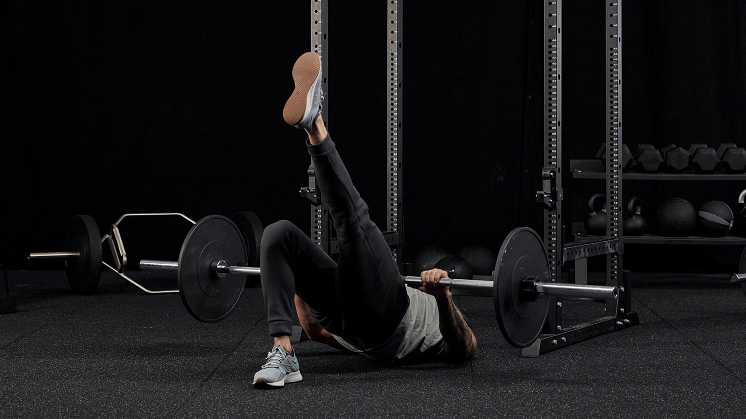 Tutorial: Barbell single-leg hip thrust - bar only - Centr