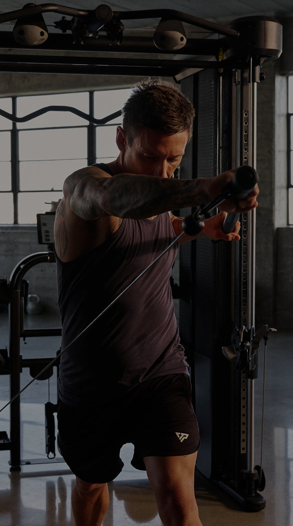 Man training with Centr Home Gym